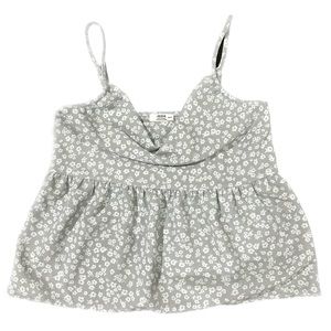 ARDENE Sleeveless floral peplum top | XS